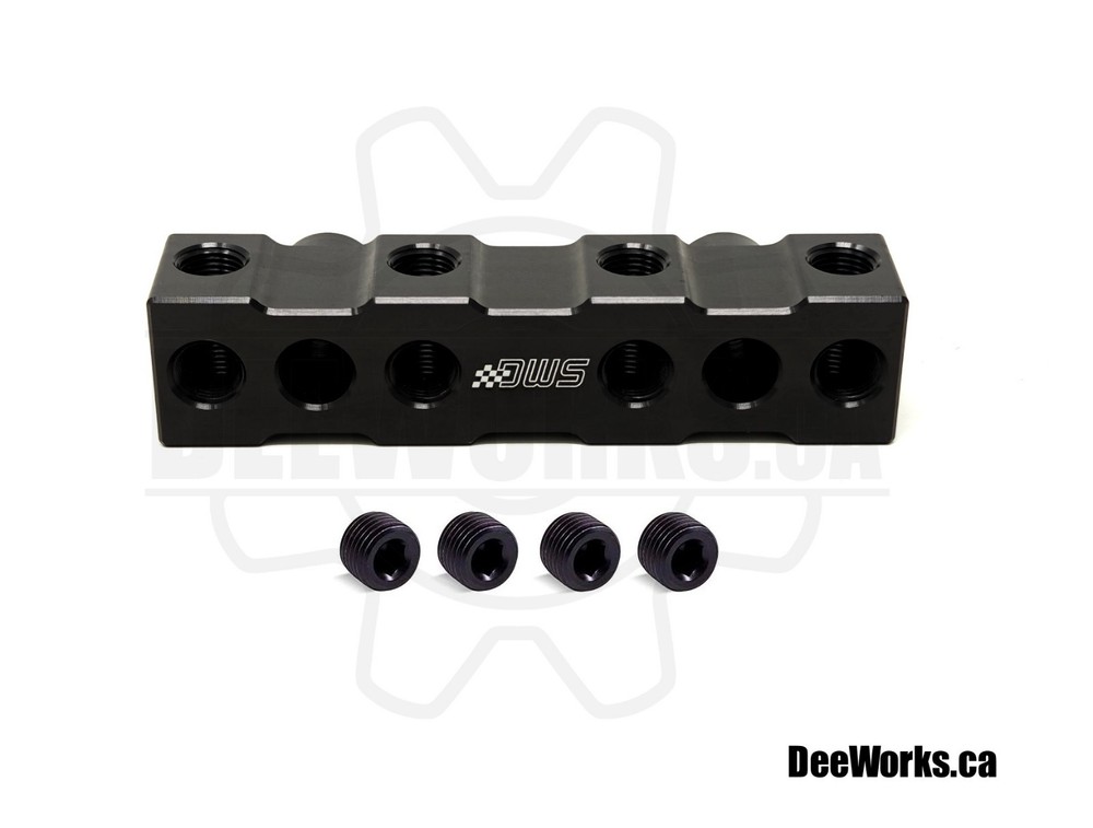 4 Port Remote Sensor Block Mount - Billet Aluminum