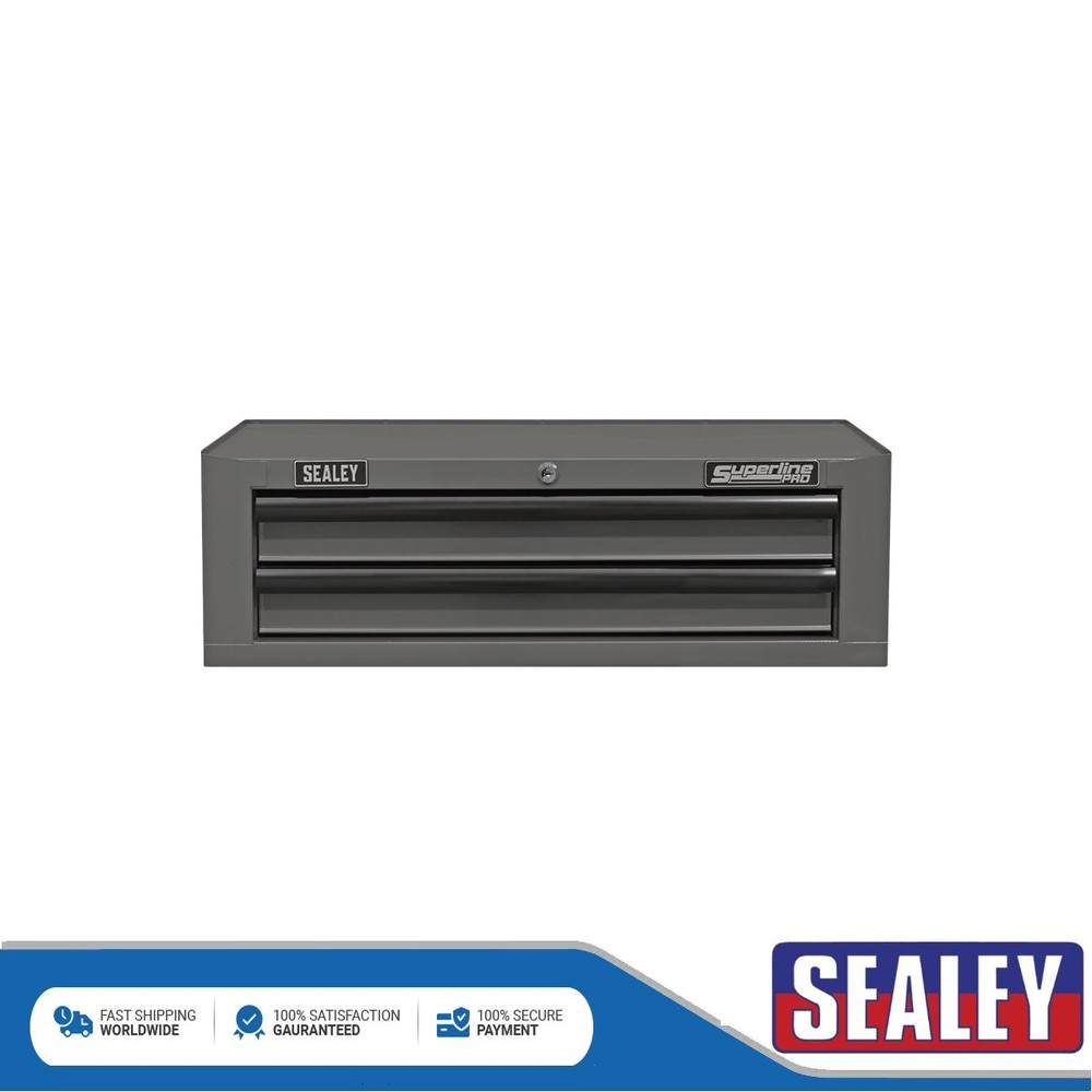 Sealey Superline PRO� Mid-Box Tool Chest 2 Drawer Grey/Black AP26029TG