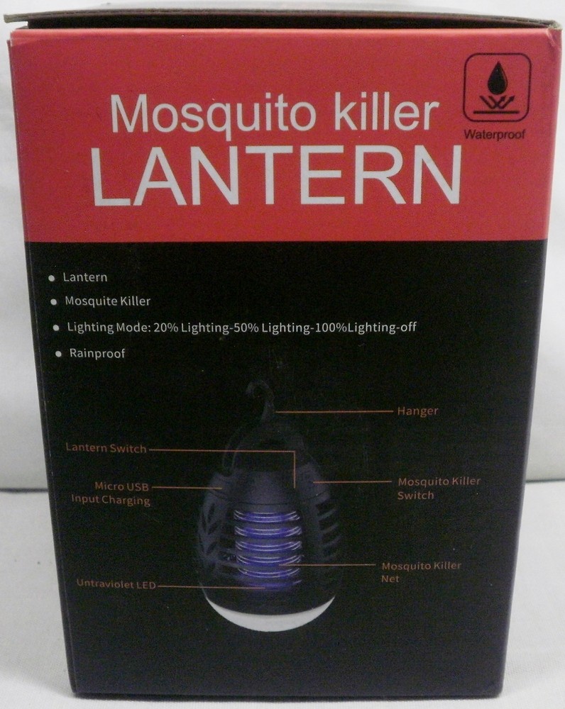 Hanging Mosquito Killer Lantern USB Charging Rainproof