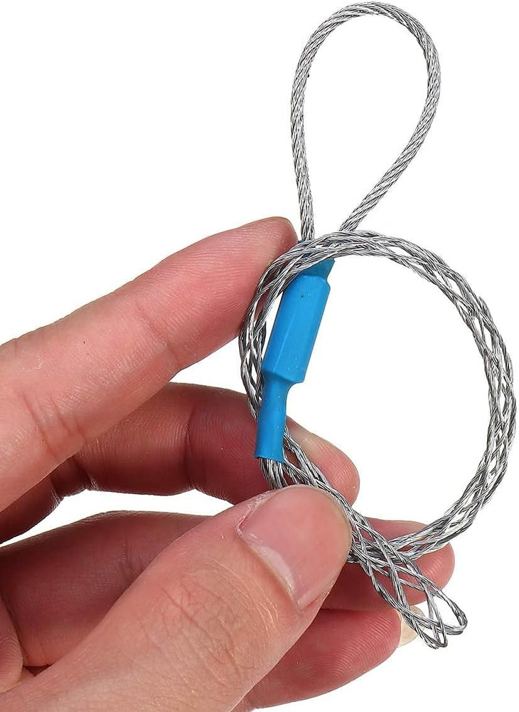 Cable Pulling Grip Sock Kit Galvanizing Steel Antislip Pipe Cable Wire Pulling G