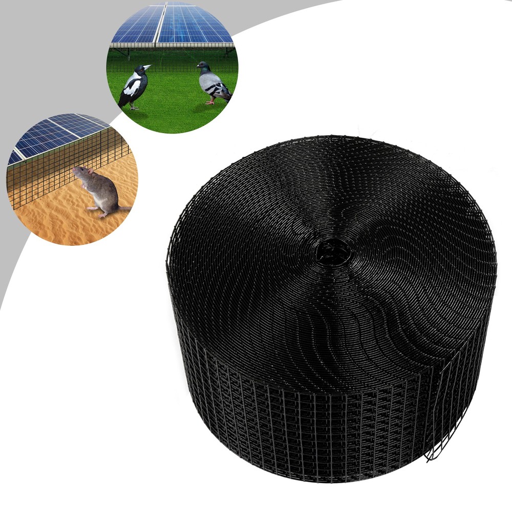 100ft Iron Mesh Bird Guard for Solar Panels - Durable & Easy to Install