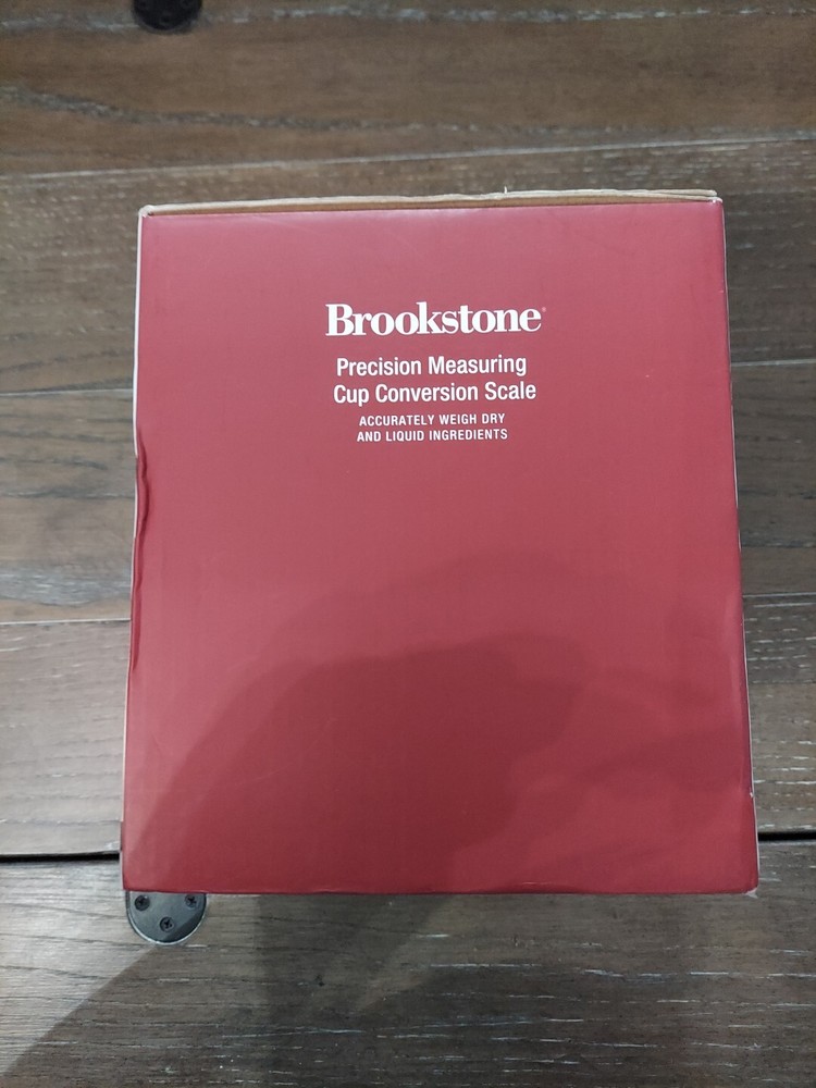 Brookstone Precision Measuring Cup Conversion Scale Accurately dry or liquid