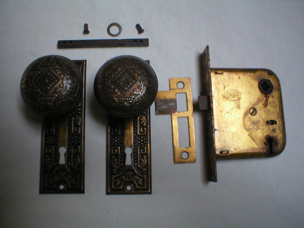 Antique Victorian Era Door Hardware