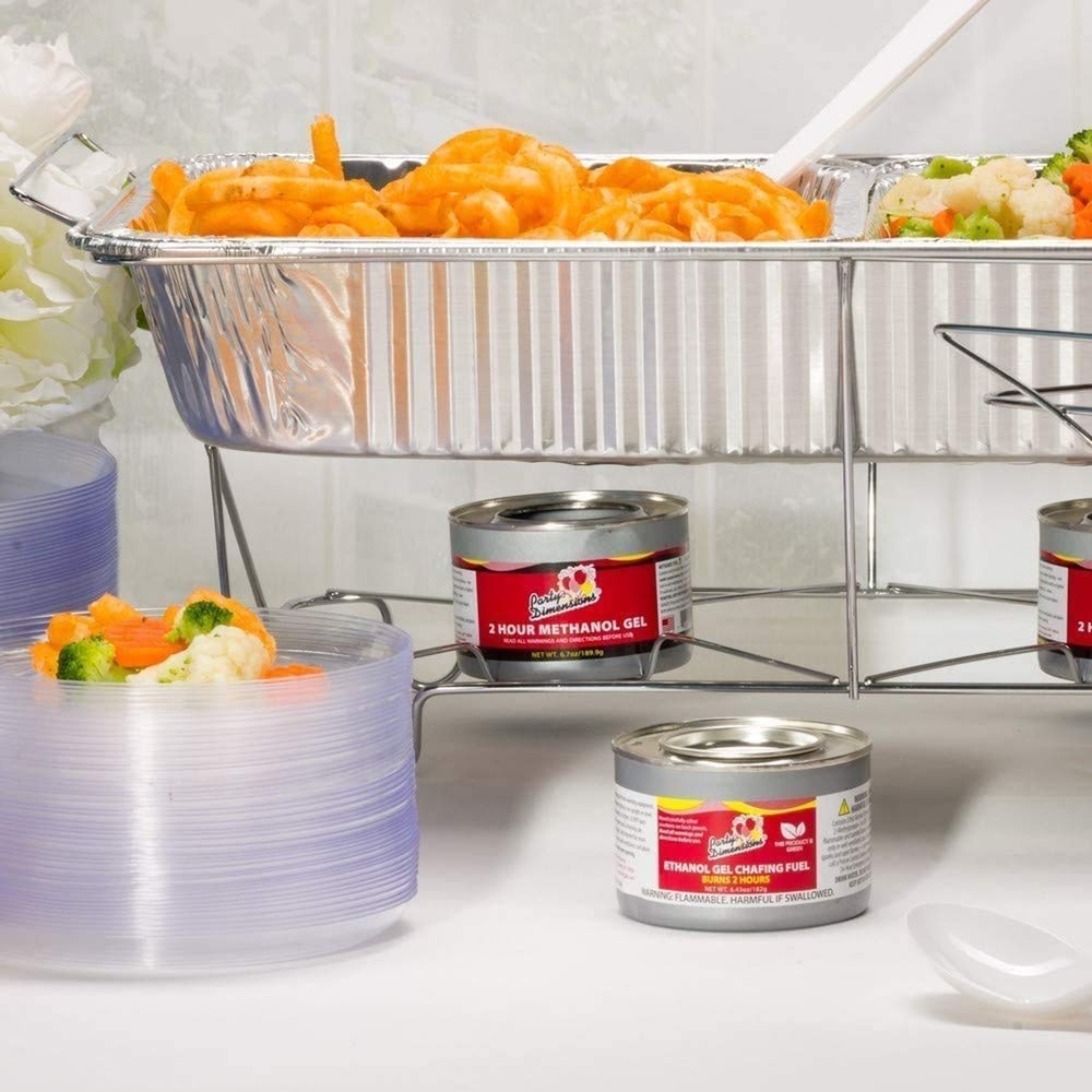 Aluminum Deep Foil Pans Full Size, Large Disposable Roasting & Baking Pan, 21...
