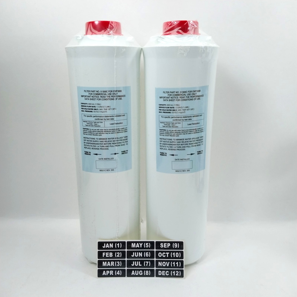 Replacement for Elkay 51300C  Water Filter For EWF3000 New Open Box 2 Pack