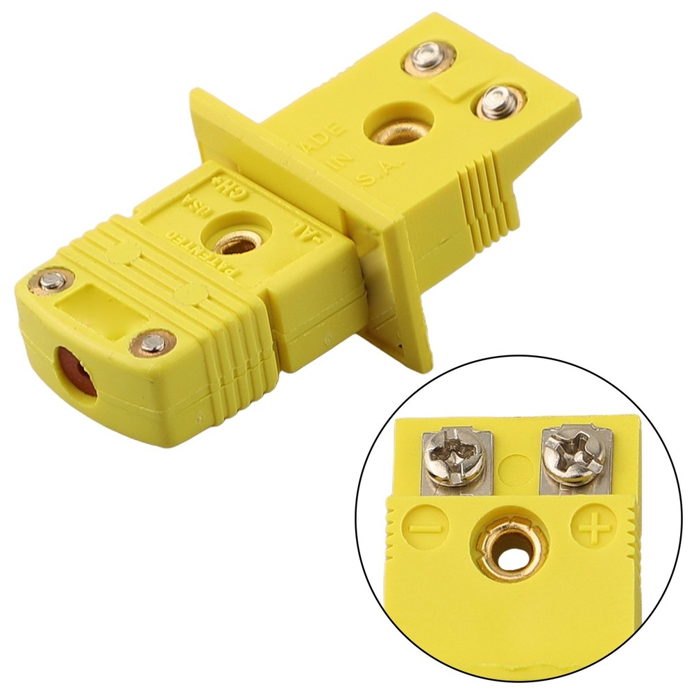 K Type Socket and Alloy Connector Set for Accurate Temperature Sensing