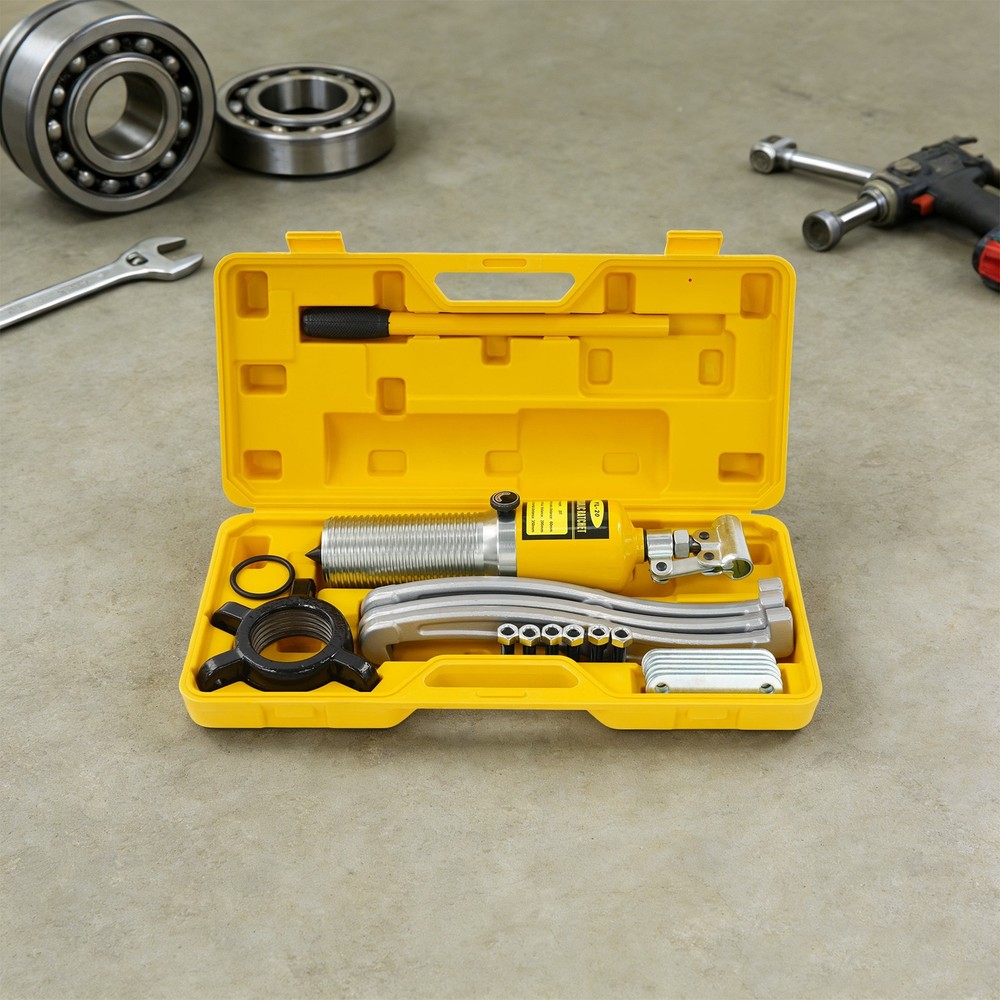 Yellow Hydraulic Bearing Puller,20T Hydraulic Puller Kit,3 Jaws Hydraulic Puller