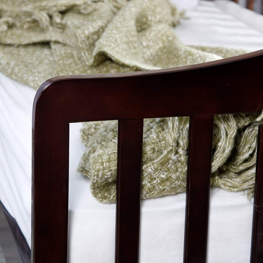 The Orbelle Contemporary Solid Wood Toddler Bed - Cherry