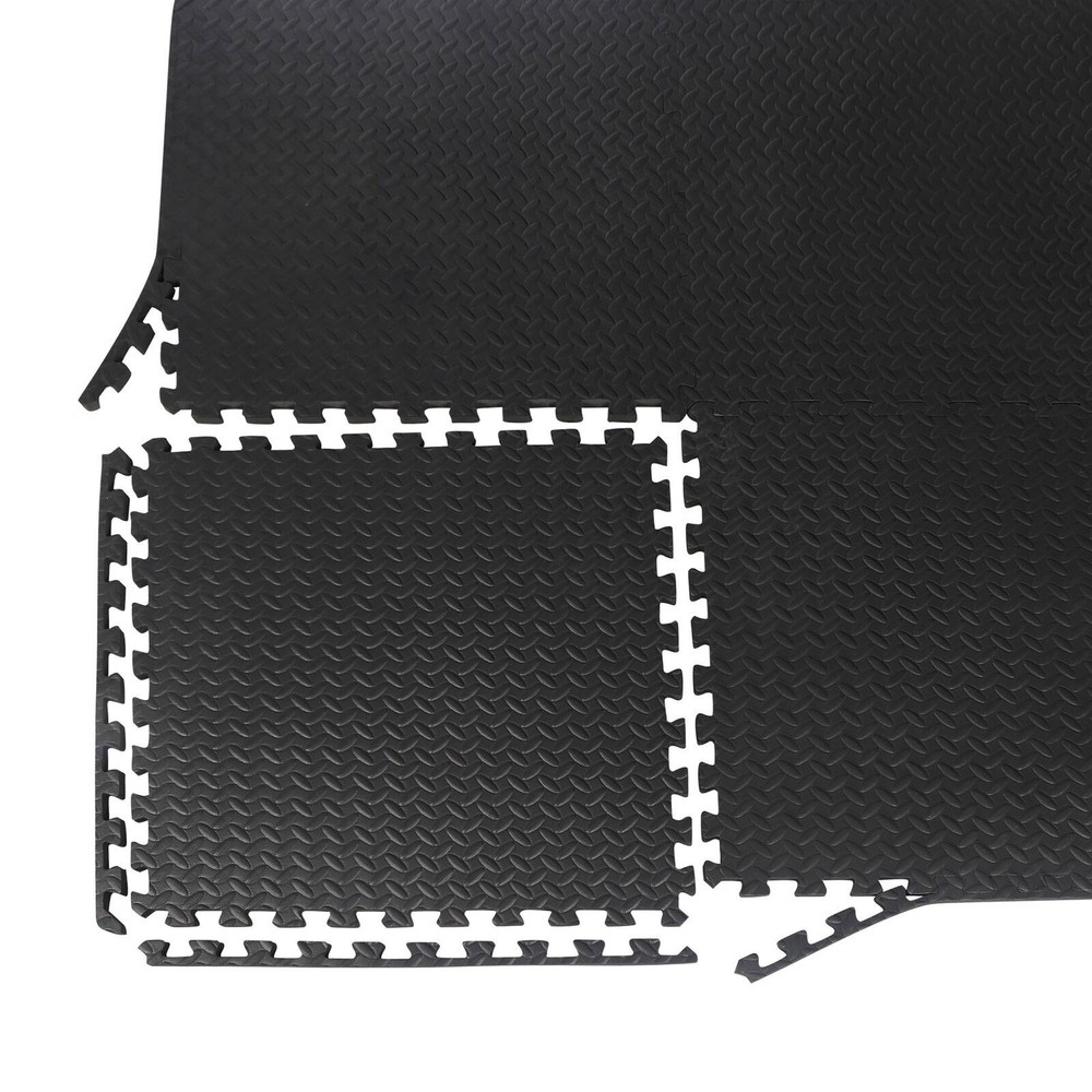 48X Puzzle Exercise Mat w/ EVA Foam For Exercise Gym Workout Interlocking Tiles