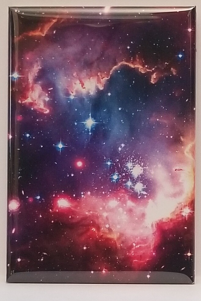 Small Magellanic Cloud Magnet 2"x3" Refrigerator Locker Space Universe Planet