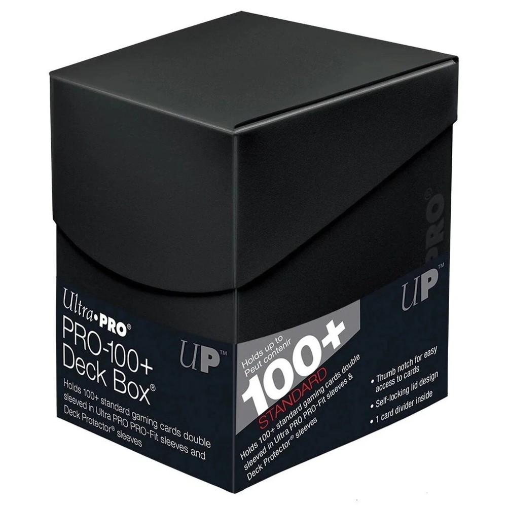 Deck Box for Yu-Gi-Oh! Pokemon Magic TCG Solid Black Ultra Pro