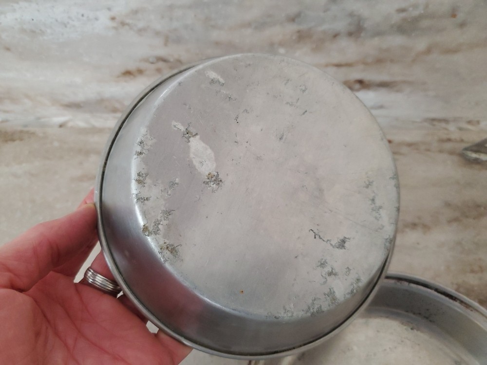 Vintage Aluminum Scouting Camping Mess Kit Excellent Condition