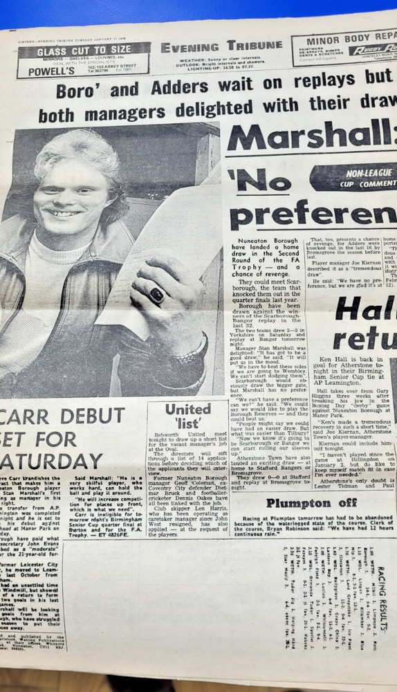 2 EVENING TRIBUNE NEWSPAPERS
