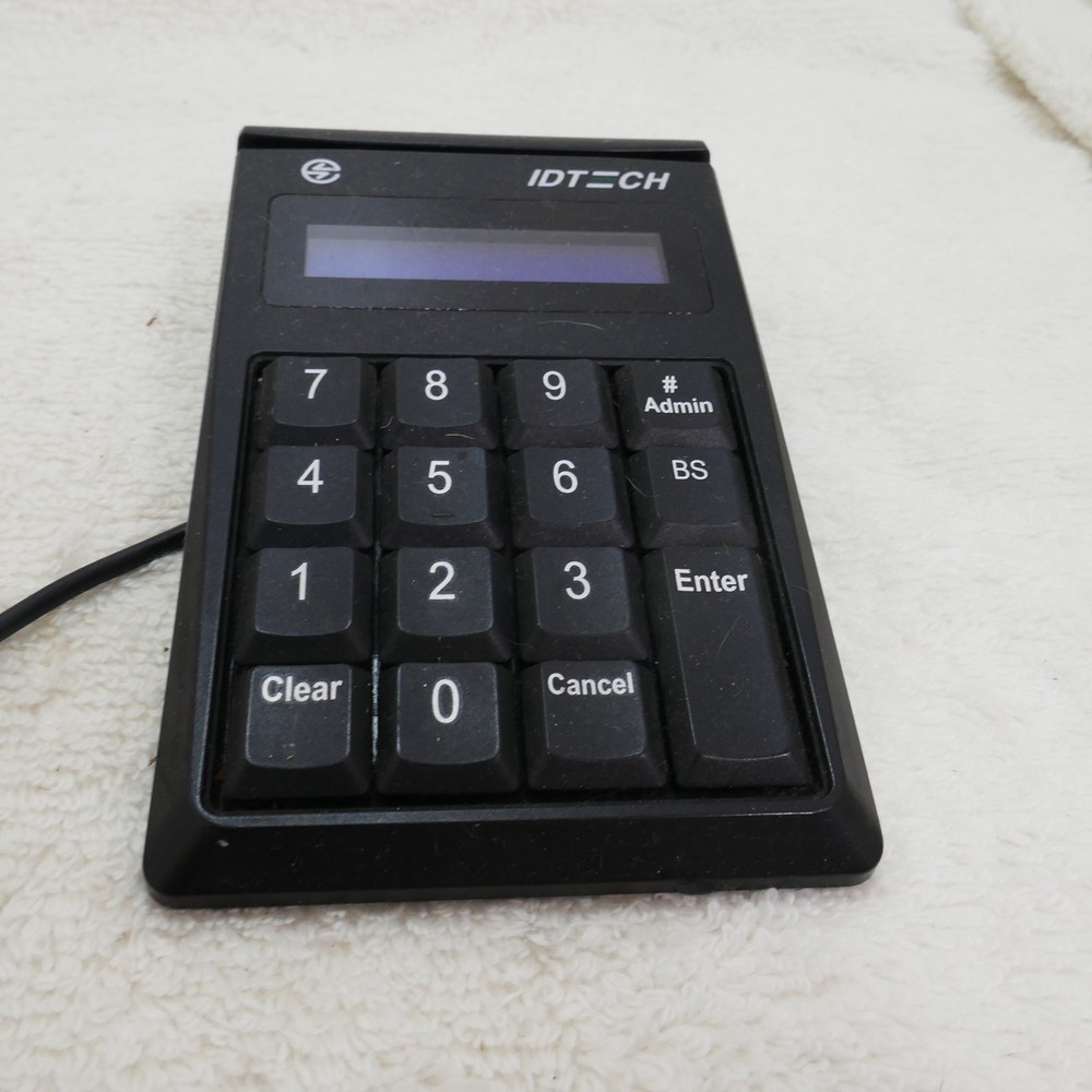 ID TECH SREDKey Key Pad + USB MagStripe Reader Credit Card Reader