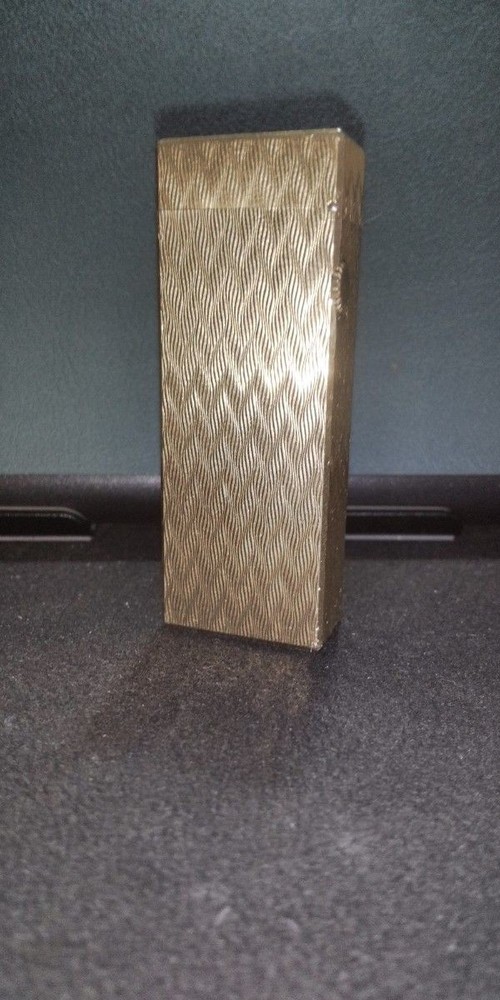 Dunhill Lighter Gold Mesh Case Collectible Used