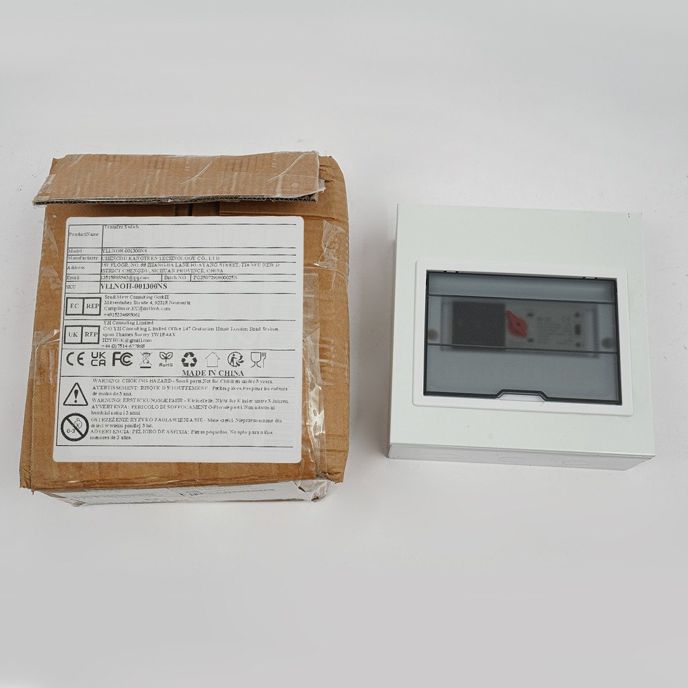 Dual Power Conversion Switch W/ Visual Protective Cover For Household Appliances
