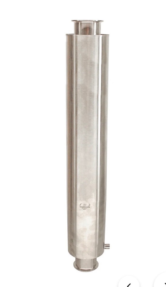 6"x 24” Tri Clamp Sleeved Spool, Dewax Chamber