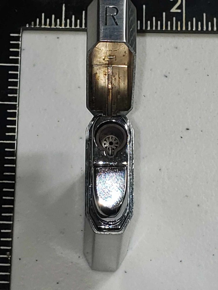 Ronson Jet Lite Butane Refillable Lighter Chrome