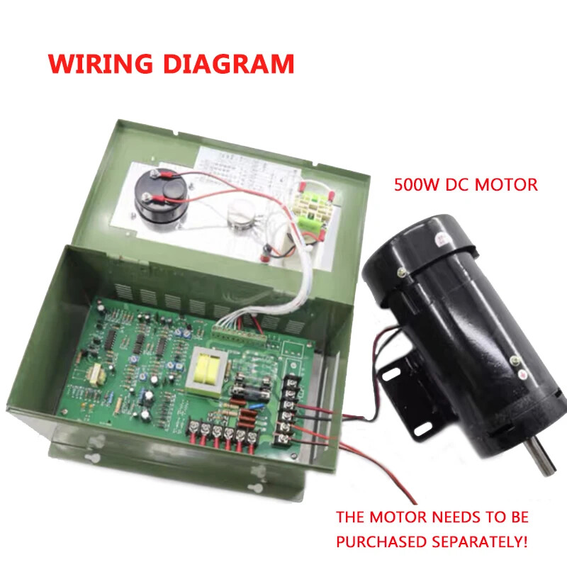 2HP DC Speed Regulator 1500W High PowerDC Motor Speed Regulator Motor Controller