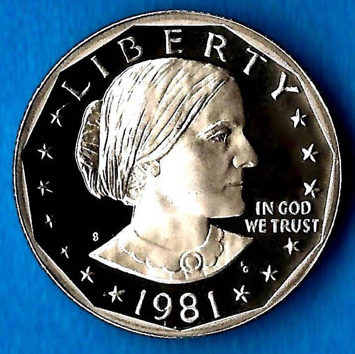 1981 S Proof SBA Susan B Anthony Dollar-Type 1 - Gem Proof