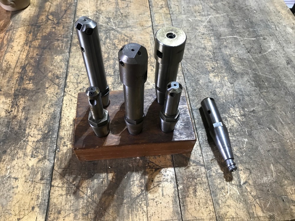 MOORE JIG BORING BARS Qty 7 Plus Holder