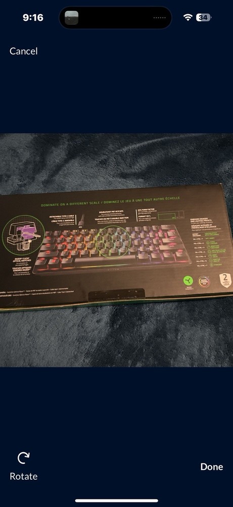 Razer Keyboard, Mouse + AirPod Case