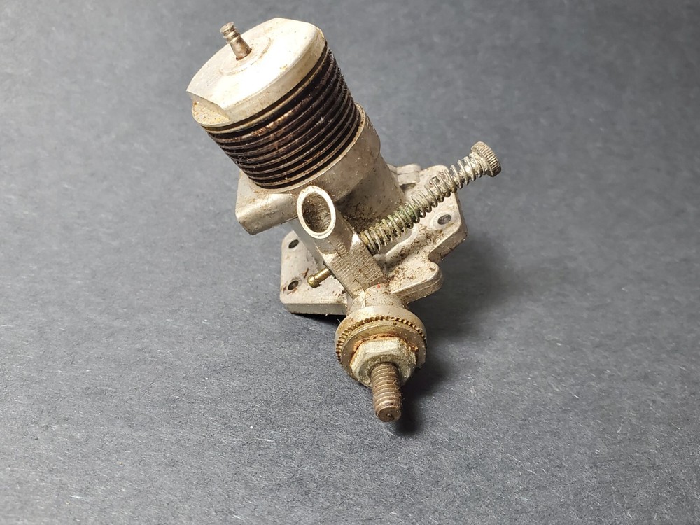 1961 Fox 10 Hustler Model Plane Engine Control Line FF Nitro Fuel Airplane Motor
