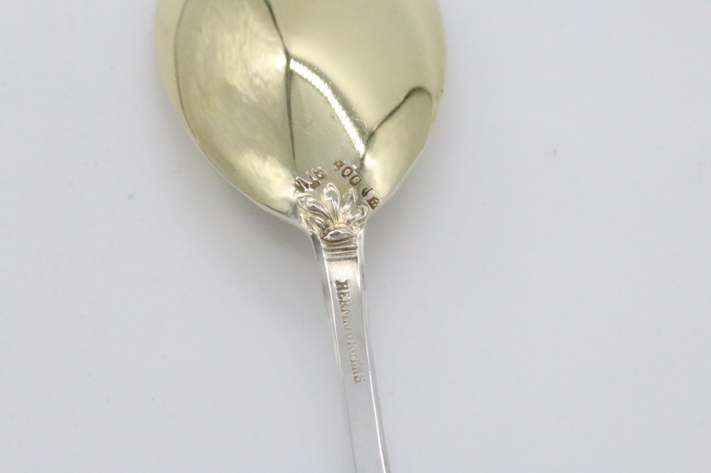 Herm. Jurgens 800 Silver Ice Cream Set