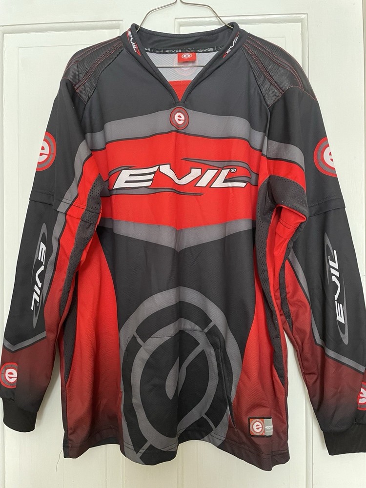 Evil Paintball Jersey Red/Black, Size Large