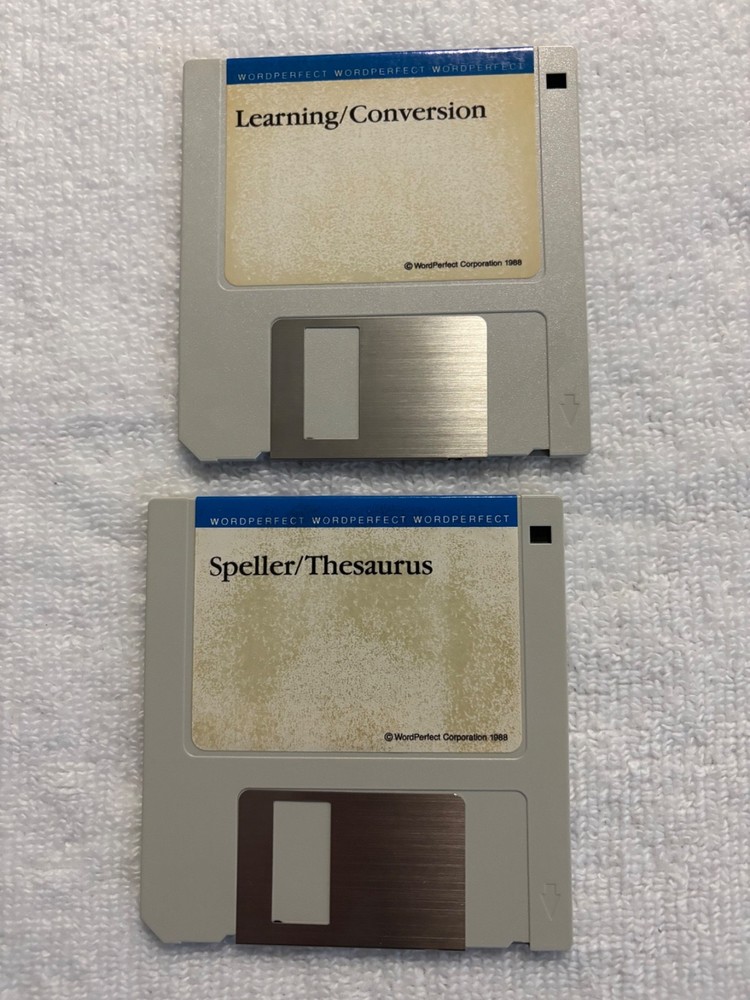 WordPerfect for MS-DOS, 6 Disk Set