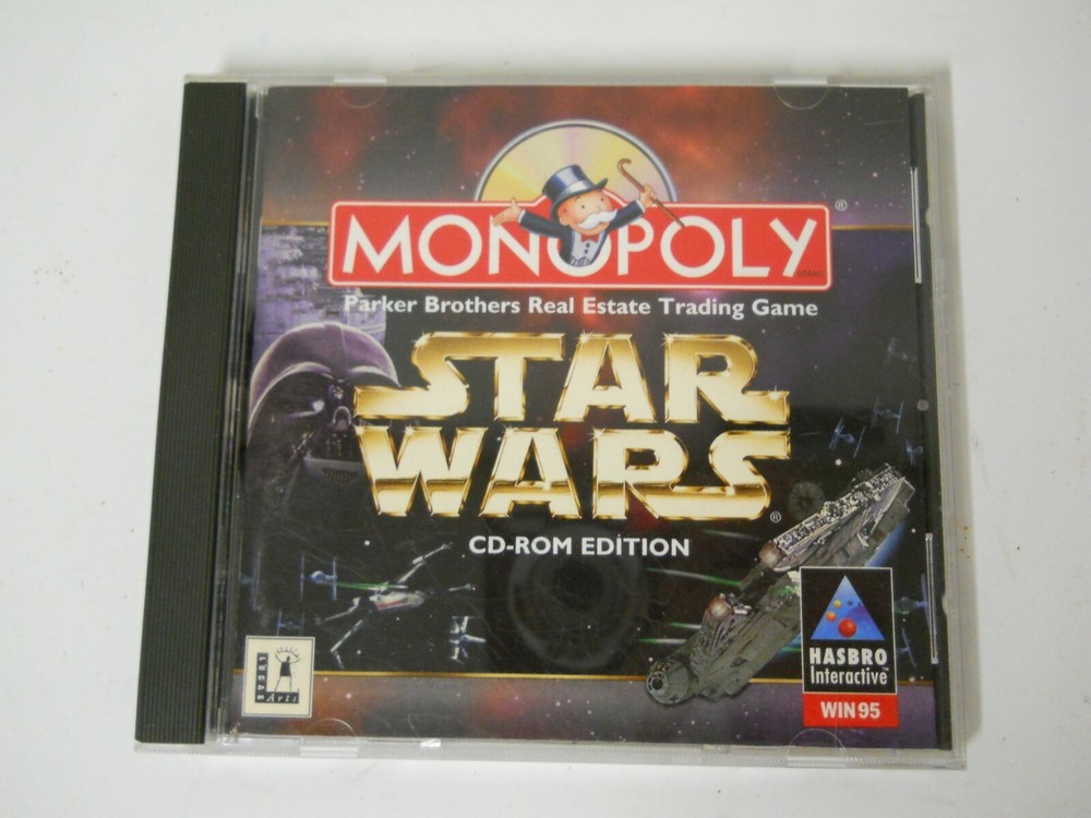 Monopoly Star Wars PC CD-ROM Edition WIN 95 Hasbro Interactive Video Game