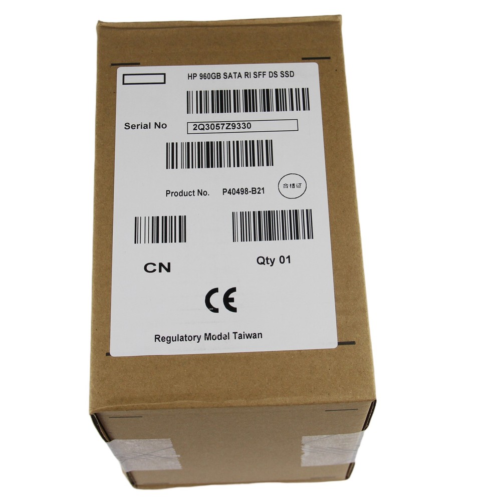 HPE P40498-B21 P41523-001 960GB SATA 6G 2.5" SSD Gen10 Plus V2 Solid State Drive