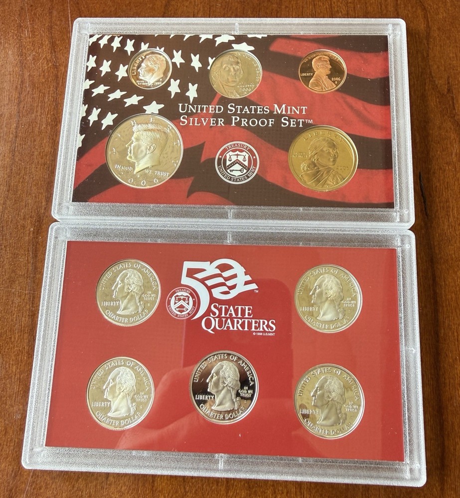 2006 S U.S. Mint Complete SILVER PROOF SET w/ OGP Box And COA.