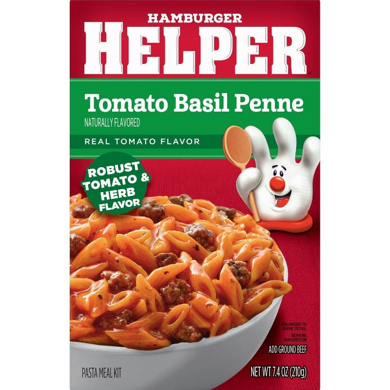 (8 pack) Hamburger Helper Tomato Basil Penne, 7.4 oz Box ,NEW