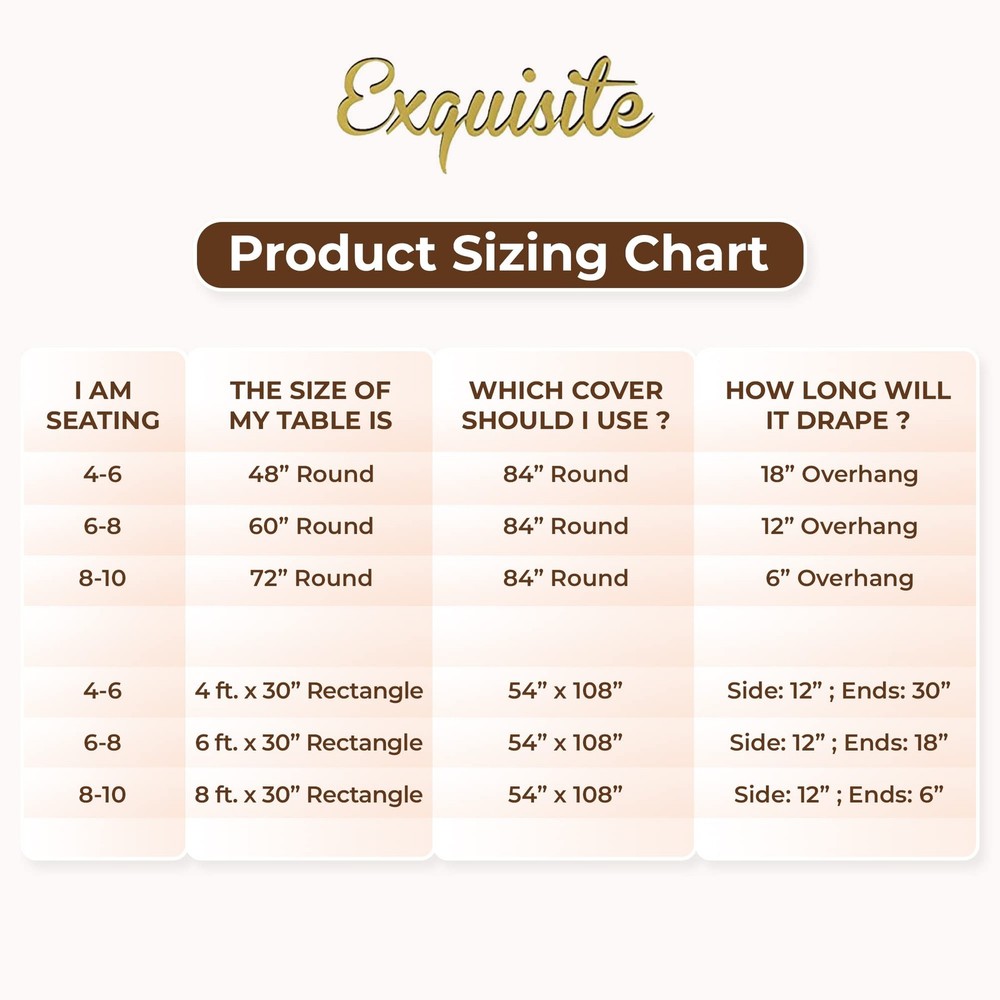 Premium Plastic Tablecloth 6-Pack, 54 x 108, White Rectangle Cover