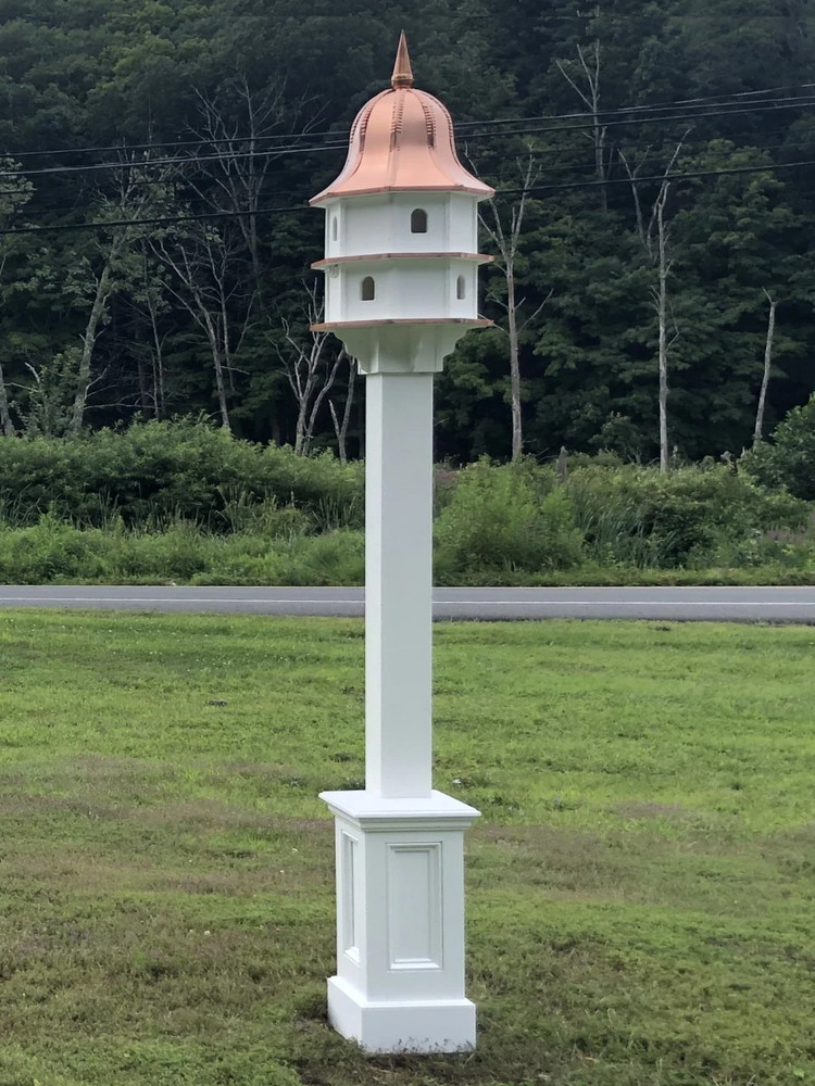 Copper Bell Top Birdhouse - Large Size