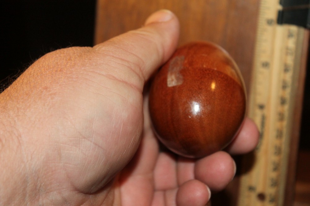 Wooden Musical Percussion Shaker Egg Small 3"