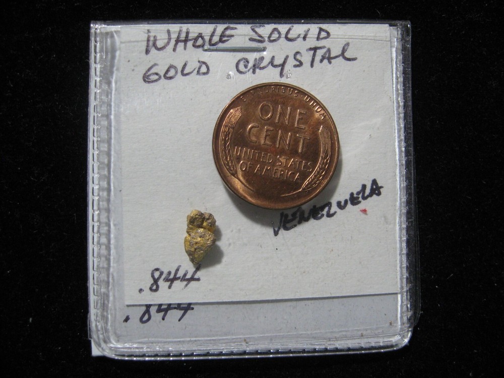 VENEZUELA GOLD NUGGET .844 GRAM