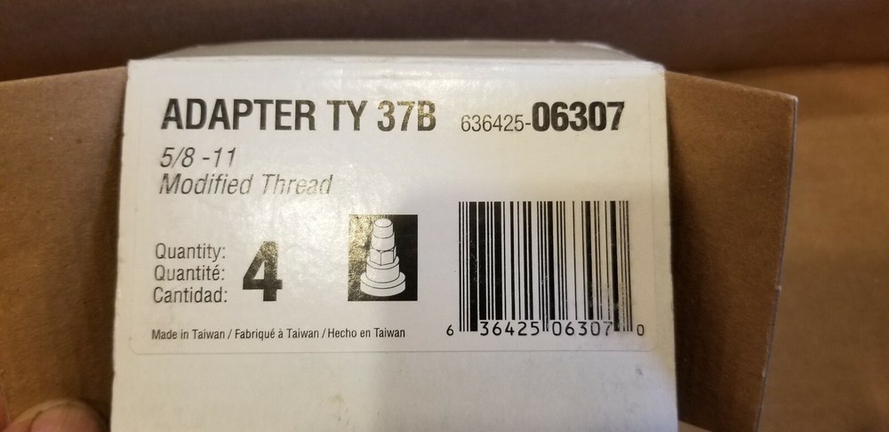 Adapter TY 37B 06307 Modified Thread 5/8-11