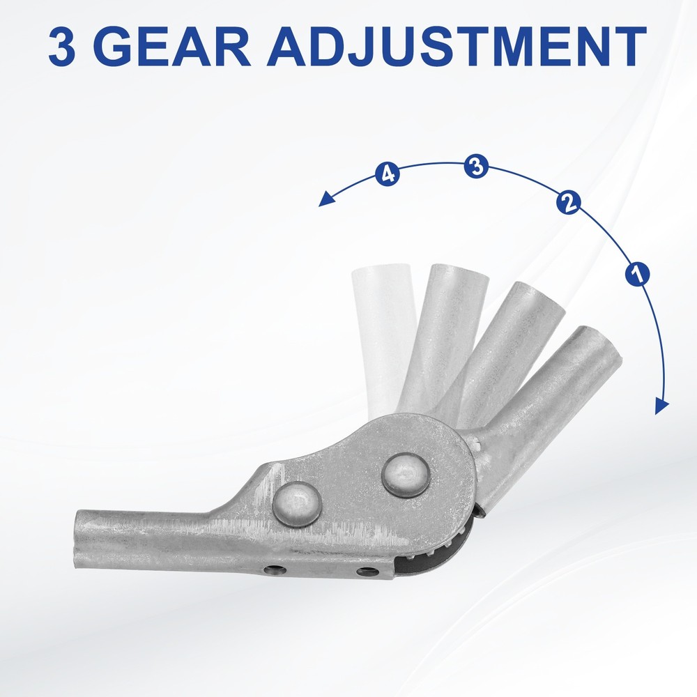 2Pcs Adjustable Sofa Hinge, 135 Degree Slanted 2 Gear Support Joint for Sofa