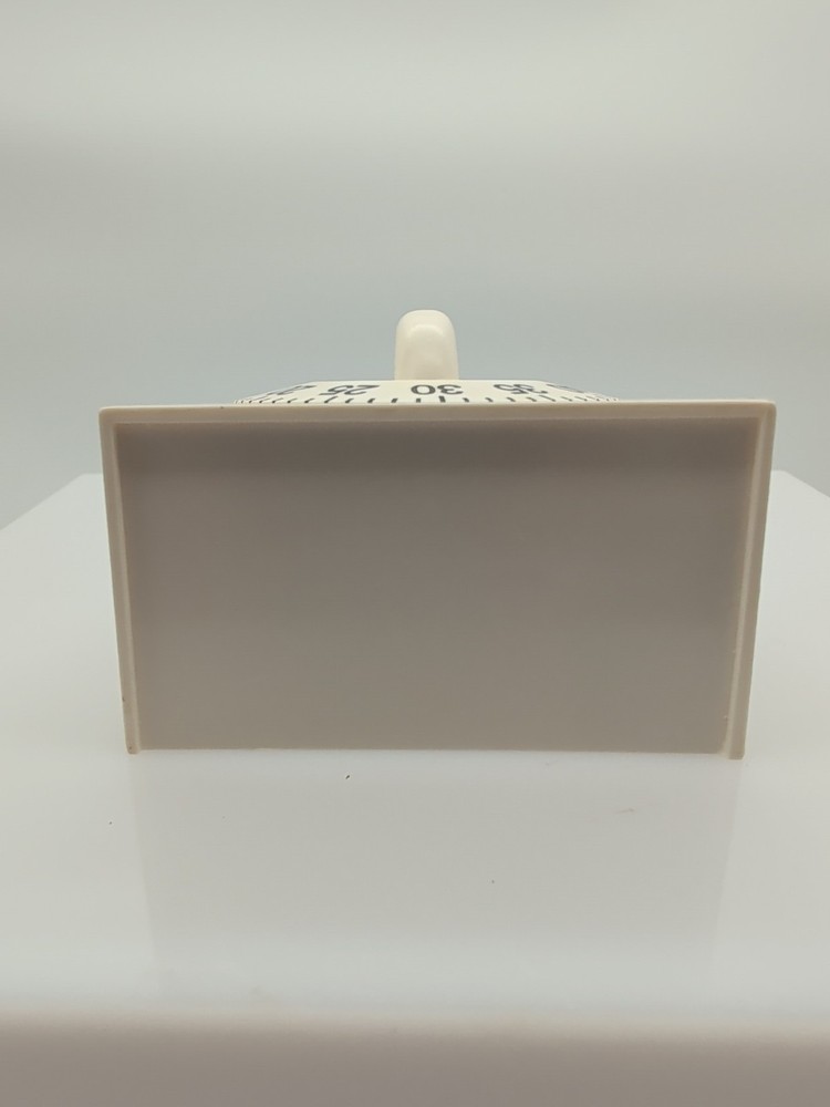 Vintage Taylor Kitchen Wind Up Timer Alarm White
