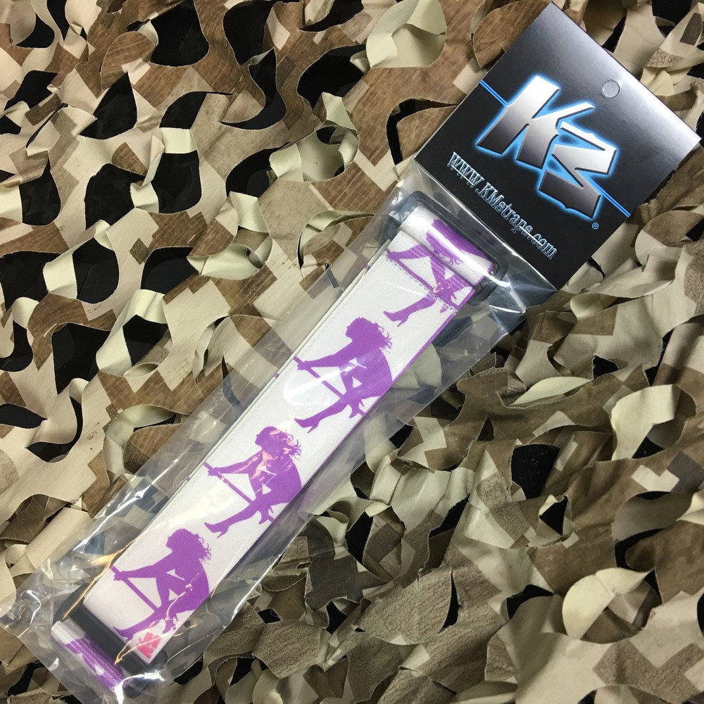 NEW KM Paintball Universal Mask Goggle Strap - Bubble Gum Stripper