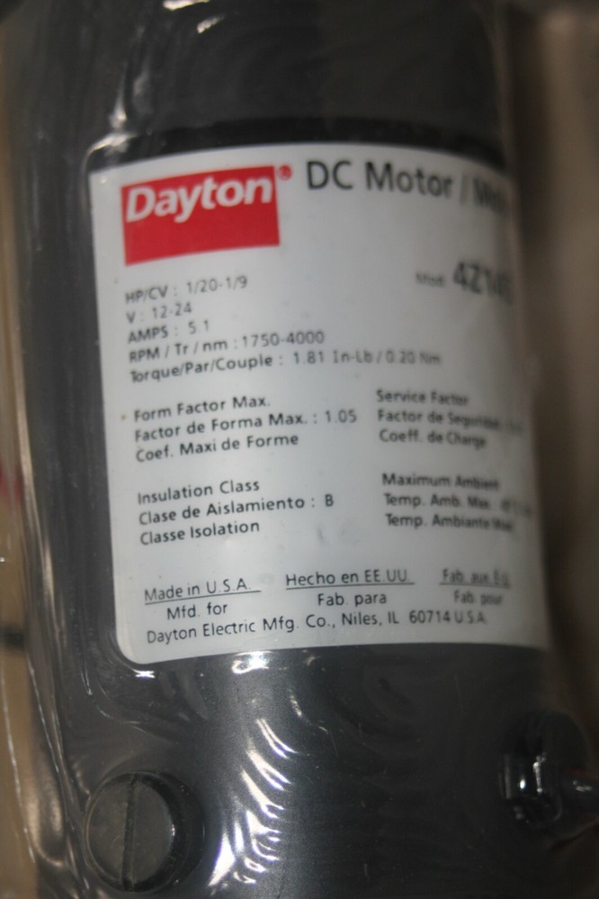 Dayton Mohawk Motor 4Z145 5947634