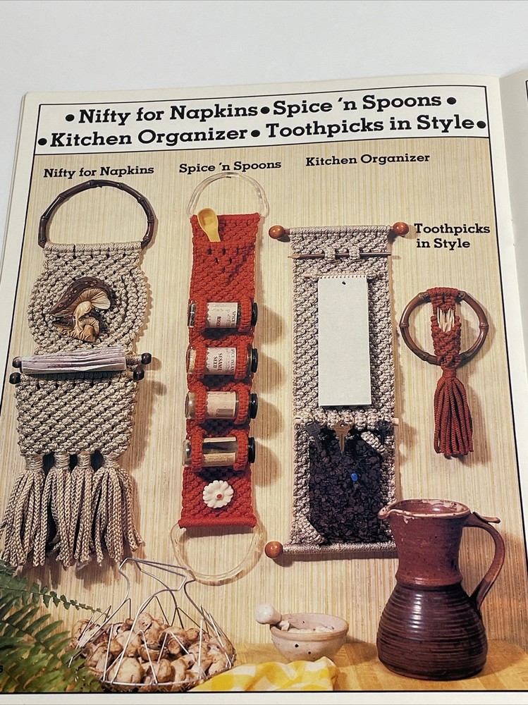 Kitchen Knottery by Pauline Finch 14 Projects Macrame Patterns