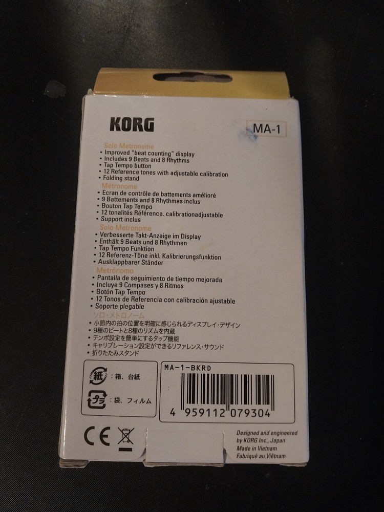 Korg Solo Metronome MA-1
