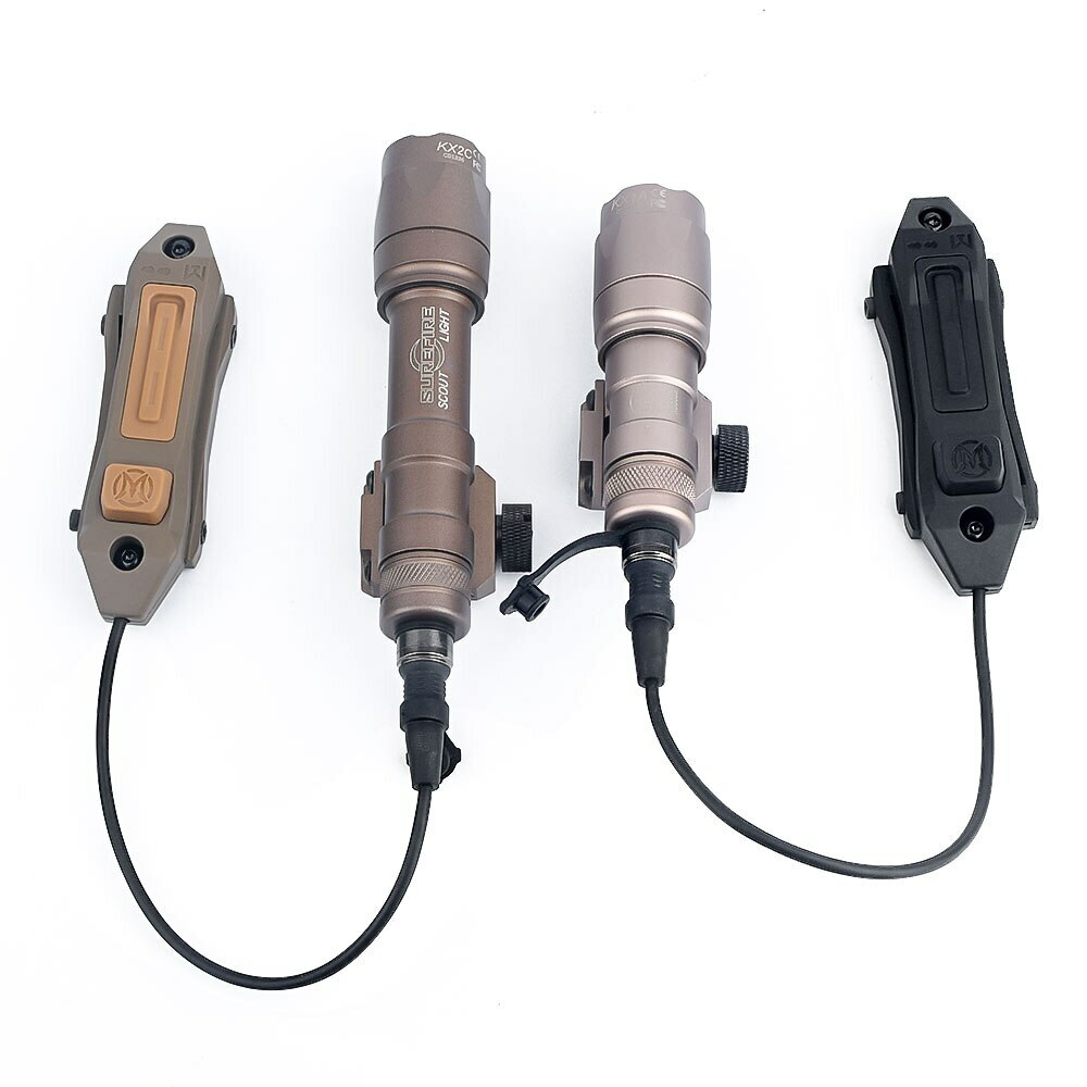 Tactical Augmented Dual Function Tape Switch For M300 M600 Light Fit Keymod Mlok