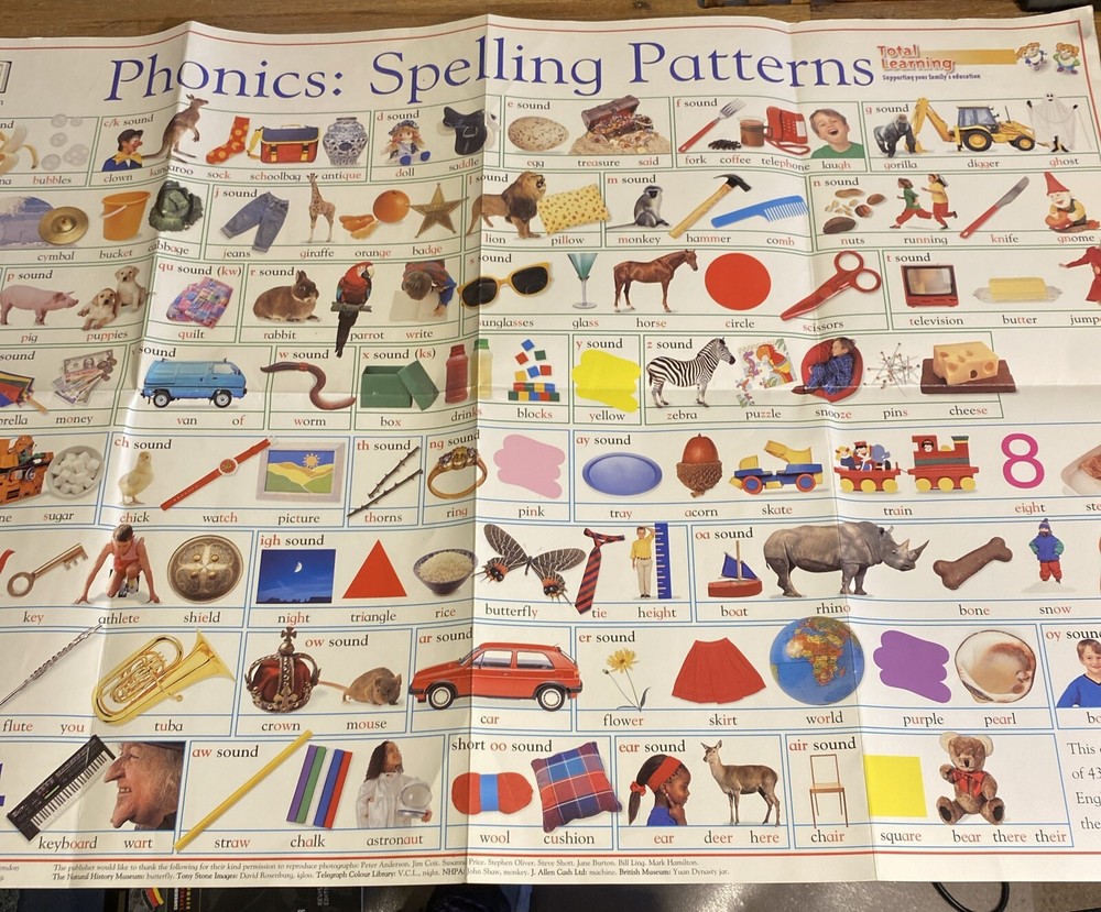 DK phonics: spelling patterns chart