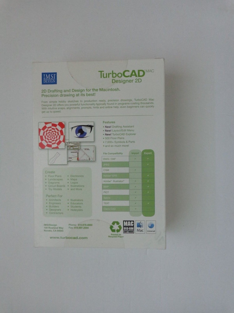 TurboCAD v.4.0 Mac Designer 2D