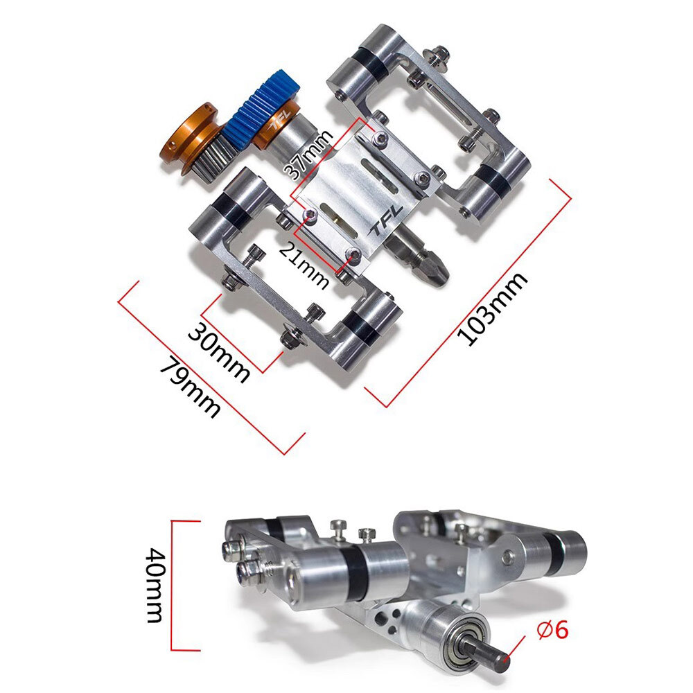 3.5CC Engine Frame for FSR-O3.5, V3.5 methanol Engine use Complete Set RC Models