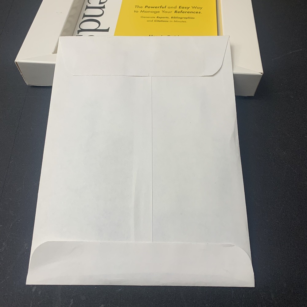 BookEnds Pro Macintosh OPEN BOX Manage Your References Westing Software 1994